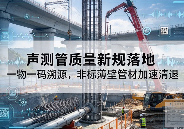 开化声测管质量新规落地，一物一码溯源，非标薄壁管材加速清退