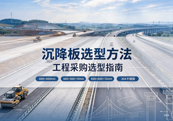 开化沉降板选择方法